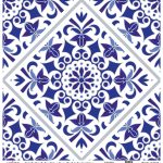 DÜNYA'NIN MAVİ TONLARI PİRİNÇ KOLEKSİYON BEYAZ ZEMİN K-047 60X60