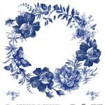 WORLD BLUE SHADES RICE PAPER COLLECTION WHITE GROUND K-011 90X90