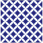 DÜNYA'NIN MAVİ TONLARI PİRİNÇ KOLEKSİYON BEYAZ ZEMİN K-035 90X90
