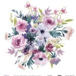 SULUBOYA ÇİÇEK PİRİNÇ KAĞIT KOLEKSİYON BEYAZ ZEMİN WFC-011 60X60