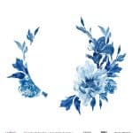 WATERCOLOR FLOWER RICE PAPER COLECTION WHITE GROUND WFC-015 60X60