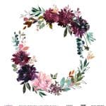WATERCOLOR FLOWER RICE PAPER COLECTION WHITE GROUND WFC-020 60X60