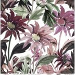 SULUBOYA ÇİÇEK PİRİNÇ KAĞIT KOLEKSİYON BEYAZ ZEMİN WFC-025 60X60