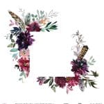 WATERCOLOR FLOWER RICE PAPER COLECTION WHITE GROUND WFC-023 90X90