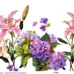 EVRENSEL BORDÜR PİRİNÇ KAĞIT KOLEKSİYON BEYAZ ZEMİN UBC-003 60X140