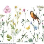 EVRENSEL BORDÜR PİRİNÇ KAĞIT KOLEKSİYON BEYAZ ZEMİN UBC-010 90X214