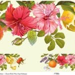 EVRENSEL BORDÜR PİRİNÇ KAĞIT KOLEKSİYON BEYAZ ZEMİN UBC-021 90X214