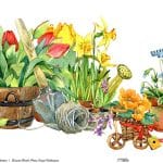 EVRENSEL BORDÜR PİRİNÇ KAĞIT KOLEKSİYON BEYAZ ZEMİN UBC-027 90X214