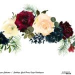 SULUBOYA ÇİÇEK PİRİNÇ KAĞIT KOLEKSİYON BEYAZ ZEMİN WFCR-011 30X68