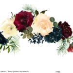 SULUBOYA ÇİÇEK PİRİNÇ KAĞIT KOLEKSİYON BEYAZ ZEMİN WFCR-011 60X140