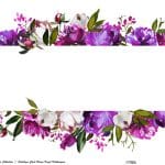 SULUBOYA ÇİÇEK PİRİNÇ KAĞIT KOLEKSİYON BEYAZ ZEMİN WFCR-025 60X140