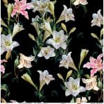 UNIVERSAL BORDURE RICE PAPER COLLECTION BLACK GROUND UC-012 90X90