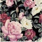 UNIVERSAL BORDURE RICE PAPER COLLECTION BLACK GROUND UC-062 90X90