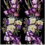 UNIVERSAL BORDURE RICE PAPER COLLECTION BLACK GROUND UC-067 90X90