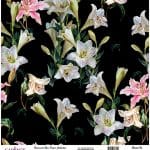 UNIVERSAL BORDURE RICE PAPER COLLECTION BLACK GROUND UC-012 30X30