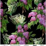 UNIVERSAL BORDURE RICE PAPER COLLECTION BLACK GROUND UC-015 30X30