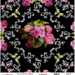 EVRENSEL PİRİNÇ KAĞIT KOLEKSİYON SİYAH ZEMİN UC-020 30X30