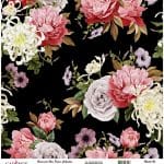 UNIVERSAL BORDURE RICE PAPER COLLECTION BLACK GROUND UC-050 30X30