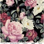 UNIVERSAL BORDURE RICE PAPER COLLECTION BLACK GROUND UC-062 30X30