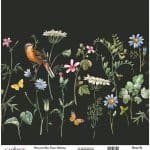 UNIVERSAL BORDURE RICE PAPER COLLECTION BLACK GROUND UC-095 30X30