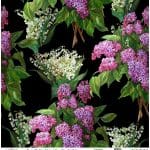 UNIVERSAL BORDURE RICE PAPER COLLECTION BLACK GROUND UC-015 60X60