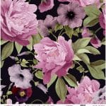 EVRENSEL PİRİNÇ KAĞIT KOLEKSİYON SİYAH ZEMİN UC-052 60X60