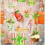 RICE PAPER CHRISTMAS COLLECTION MODEL 753 30X42