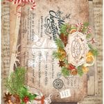 RICE PAPER CHRISTMAS COLLECTION MODEL 767 30X42