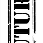 MIX MEDİA STENCIL MU SERİSİ MU74 10X25