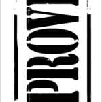 MIX MEDIA STENCIL MU SERIES MU79 10X25