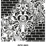 GRUNGE STENCIL GCS-2 45X45