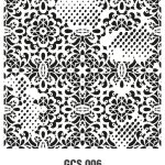 GRUNGE STENCIL GCS-6 45X45