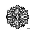 YENİ DANTEL SERİ STENCIL KENARSIZ YDSK-5 35X35