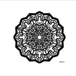 NEW LACE SERIES STENCIL WITHOUT BORDER YDSK-13 35X35