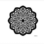 NEW LACE SERIES STENCIL WITHOUT BORDER YDSK-14 35X35