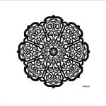 YENİ DANTEL SERİ STENCIL KENARSIZ YDSK-15 35X35