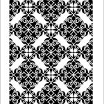 NEW BACKGROUND SMALL STENCIL NBS-2 15X20