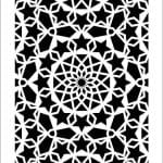 NEW BACKGROUND SMALL STENCIL NBS-3 15X20