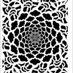 NEW BACKGROUND SMALL STENCIL NBS-4 15X20
