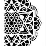 NEW BACKGROUND KÜÇÜK STENCIL NBS-12 15X20