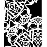 NEW BACKGROUND KÜÇÜK STENCIL NBS-14 15X20