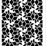 NEW BACKGROUND KÜÇÜK STENCIL NBS-16 15X20