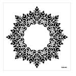 YENİ DANTEL SERİ STENCIL KENARLI YDS-1 35X35