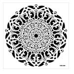 YENİ DANTEL SERİ STENCIL KENARLI YDS-9 35X35