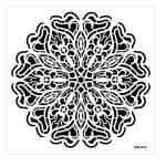 YENİ DANTEL SERİ STENCIL KENARLI YDS-10 35X35