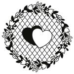 KS SERİSİ SİLUET STENCIL ( KENARSIZ ) KS186 25X25