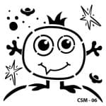 ÇOCUK STENCIL MONSTER SET CSM-06 25X25