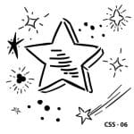 ÇOCUK STENCIL SPACE SET CSS-06 25X25