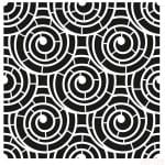 HOME DECOR STENCIL HD-172 45X45