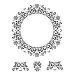 LACE SERIES STENCIL DS02 25X35